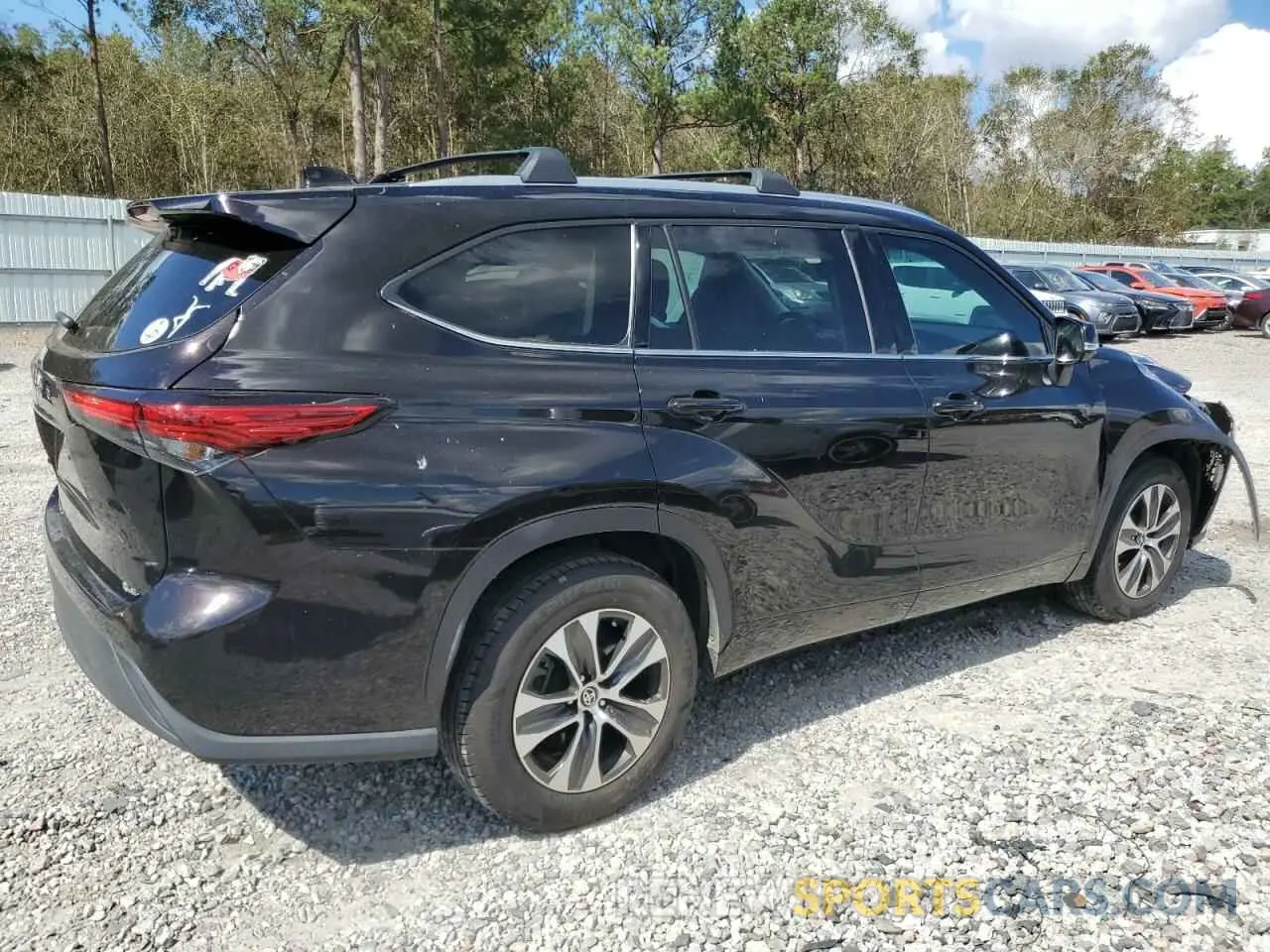 3 Photograph of a damaged car 5TDGZRAH3MS055011 TOYOTA HIGHLANDER 2021