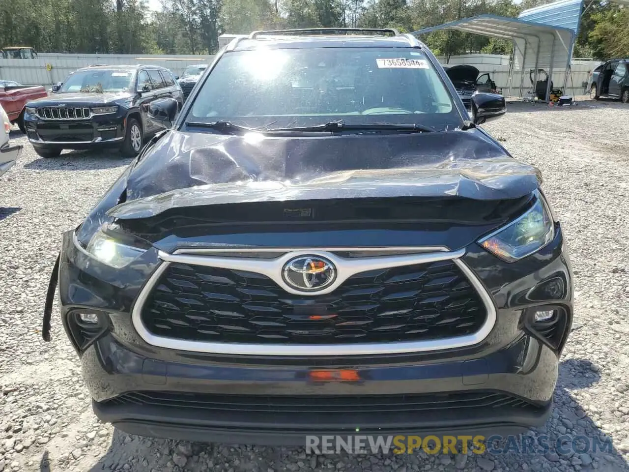 5 Photograph of a damaged car 5TDGZRAH3MS055011 TOYOTA HIGHLANDER 2021