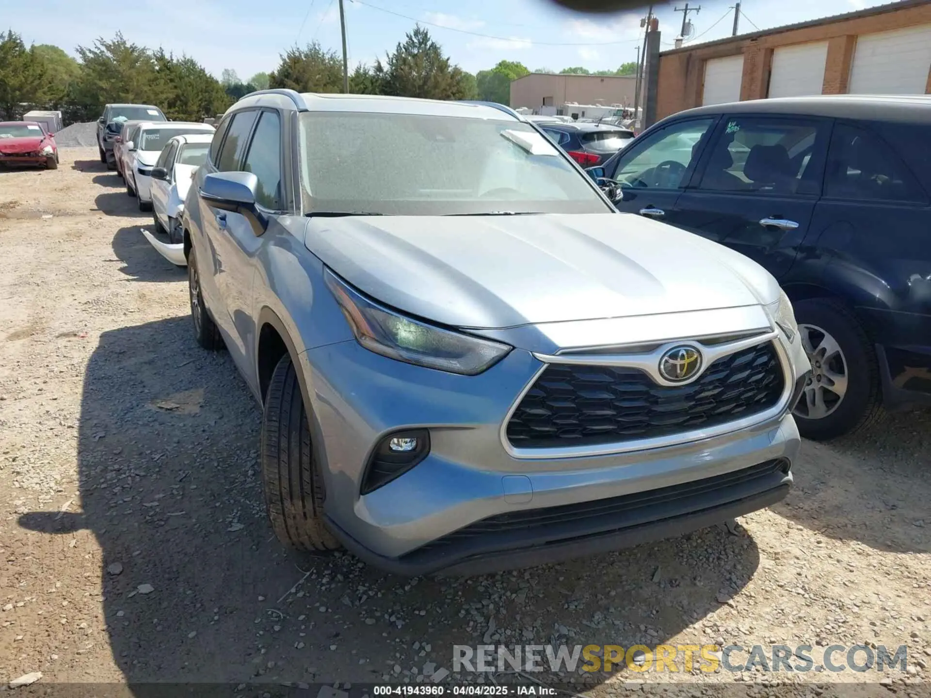 1 Photograph of a damaged car 5TDGZRAH3MS083911 TOYOTA HIGHLANDER 2021