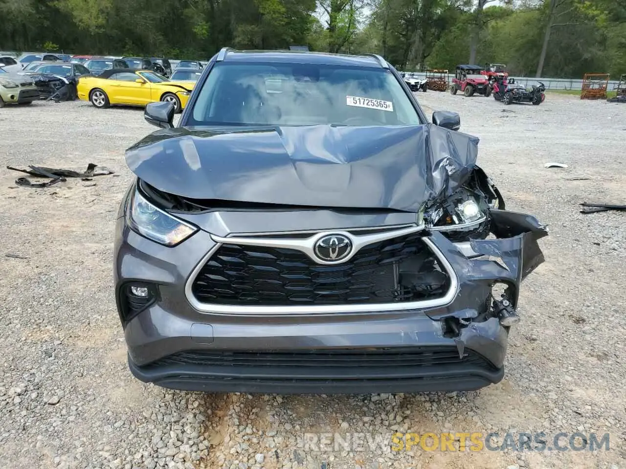 5 Photograph of a damaged car 5TDGZRAH3MS537588 TOYOTA HIGHLANDER 2021