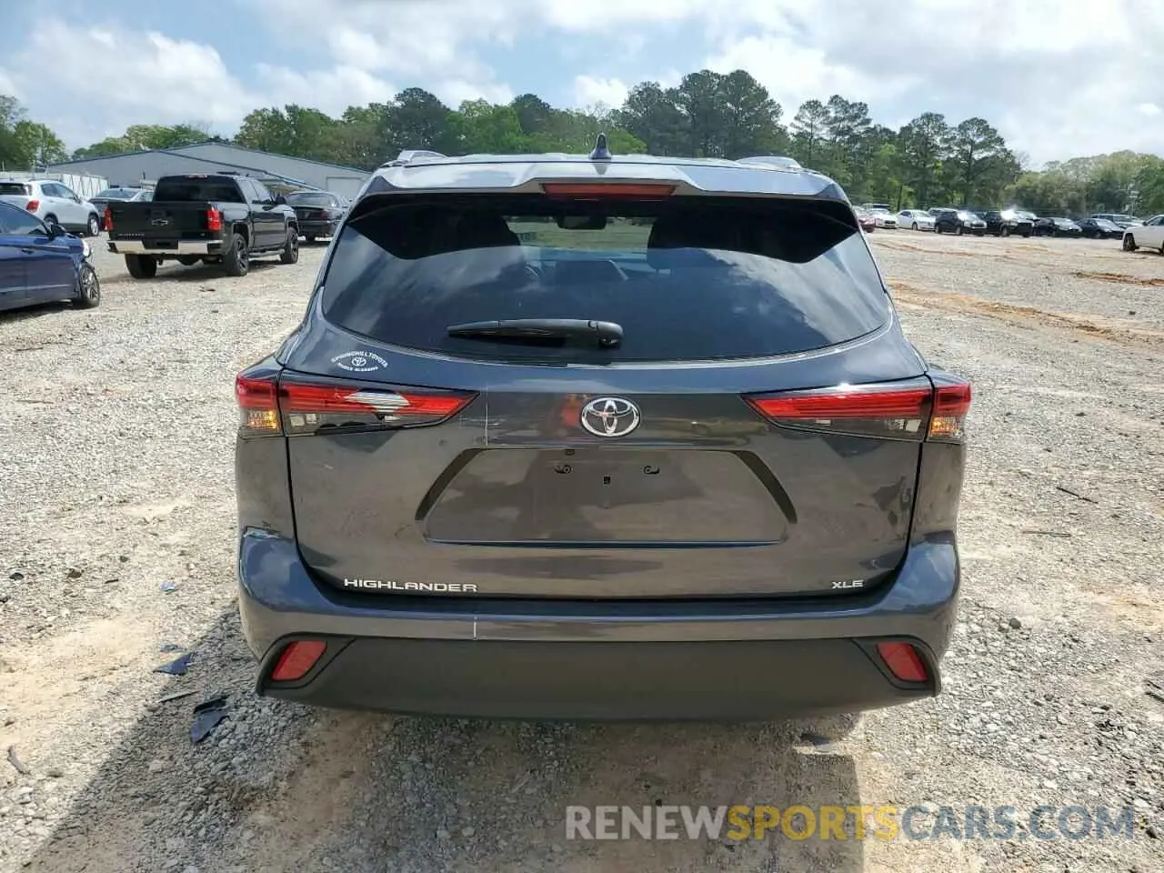 6 Photograph of a damaged car 5TDGZRAH3MS537588 TOYOTA HIGHLANDER 2021