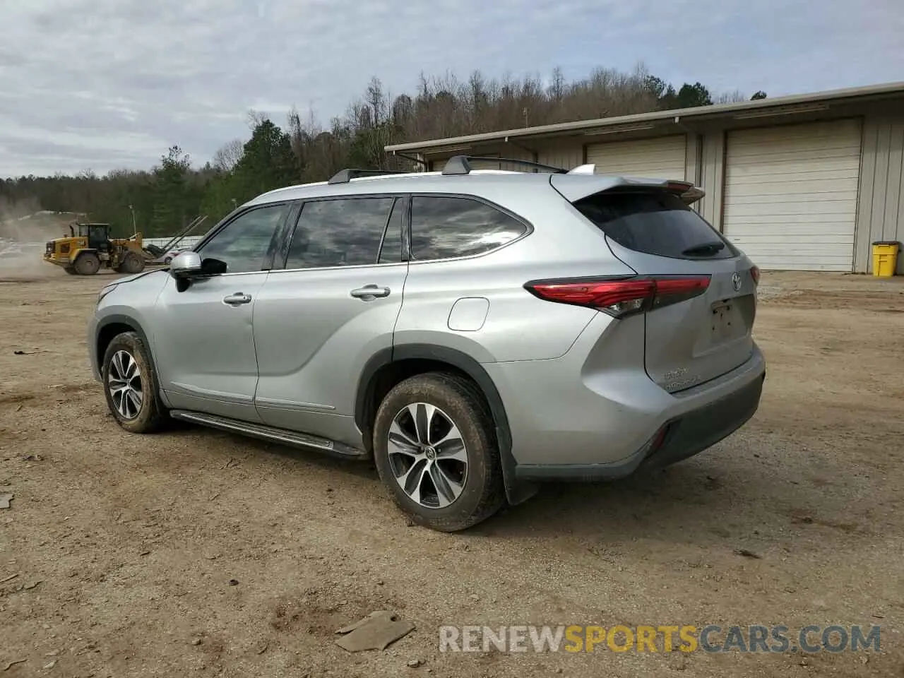 2 Photograph of a damaged car 5TDGZRAH4MS035253 TOYOTA HIGHLANDER 2021