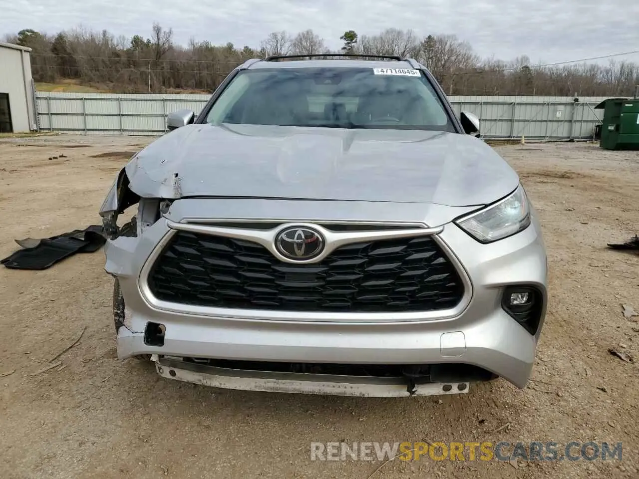 5 Photograph of a damaged car 5TDGZRAH4MS035253 TOYOTA HIGHLANDER 2021