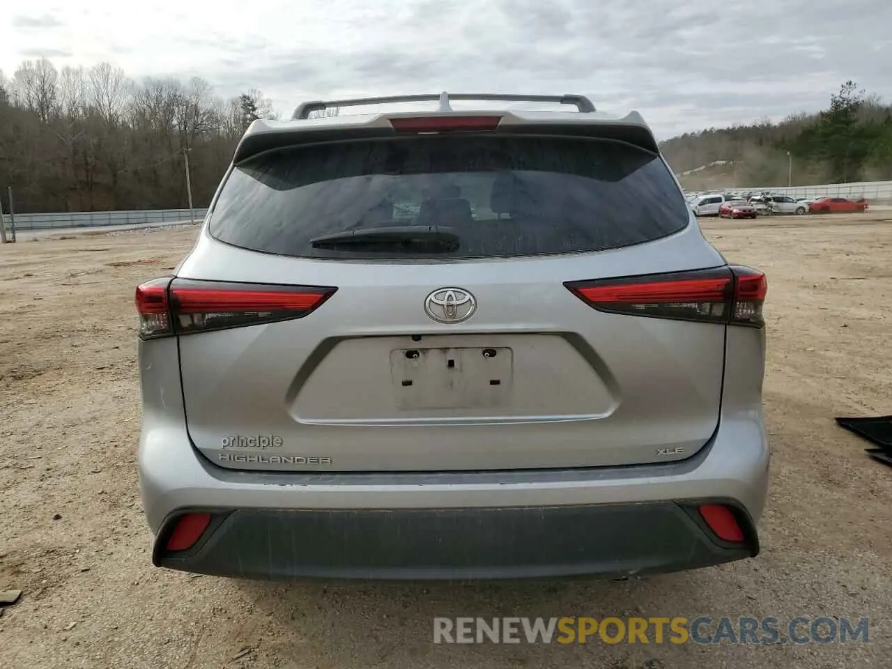6 Photograph of a damaged car 5TDGZRAH4MS035253 TOYOTA HIGHLANDER 2021