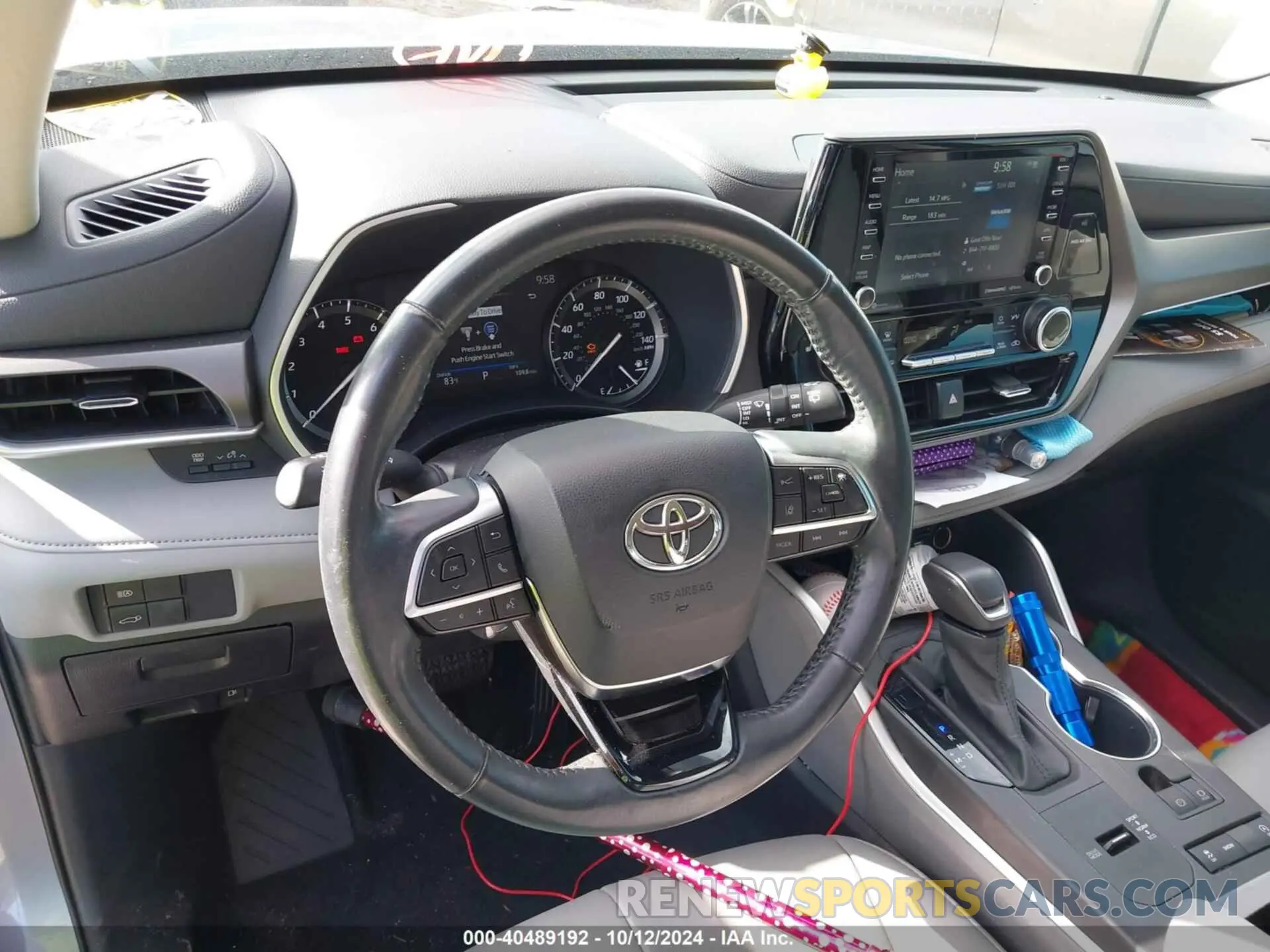 7 Photograph of a damaged car 5TDGZRAH4MS036323 TOYOTA HIGHLANDER 2021