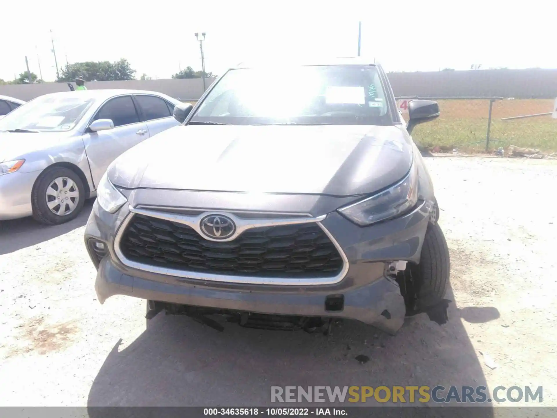 6 Photograph of a damaged car 5TDGZRAH4MS037469 TOYOTA HIGHLANDER 2021