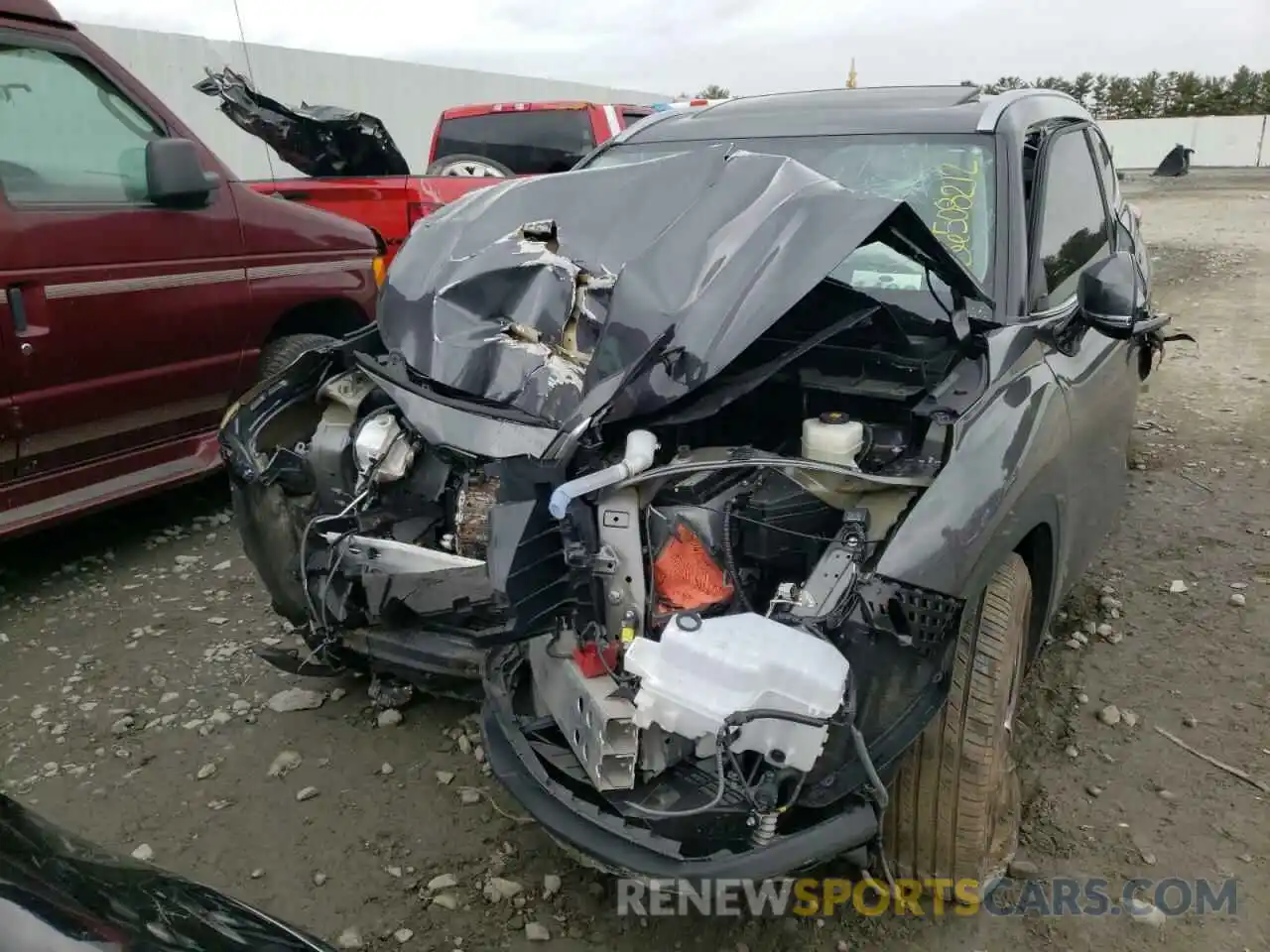 10 Photograph of a damaged car 5TDGZRAH4MS516667 TOYOTA HIGHLANDER 2021