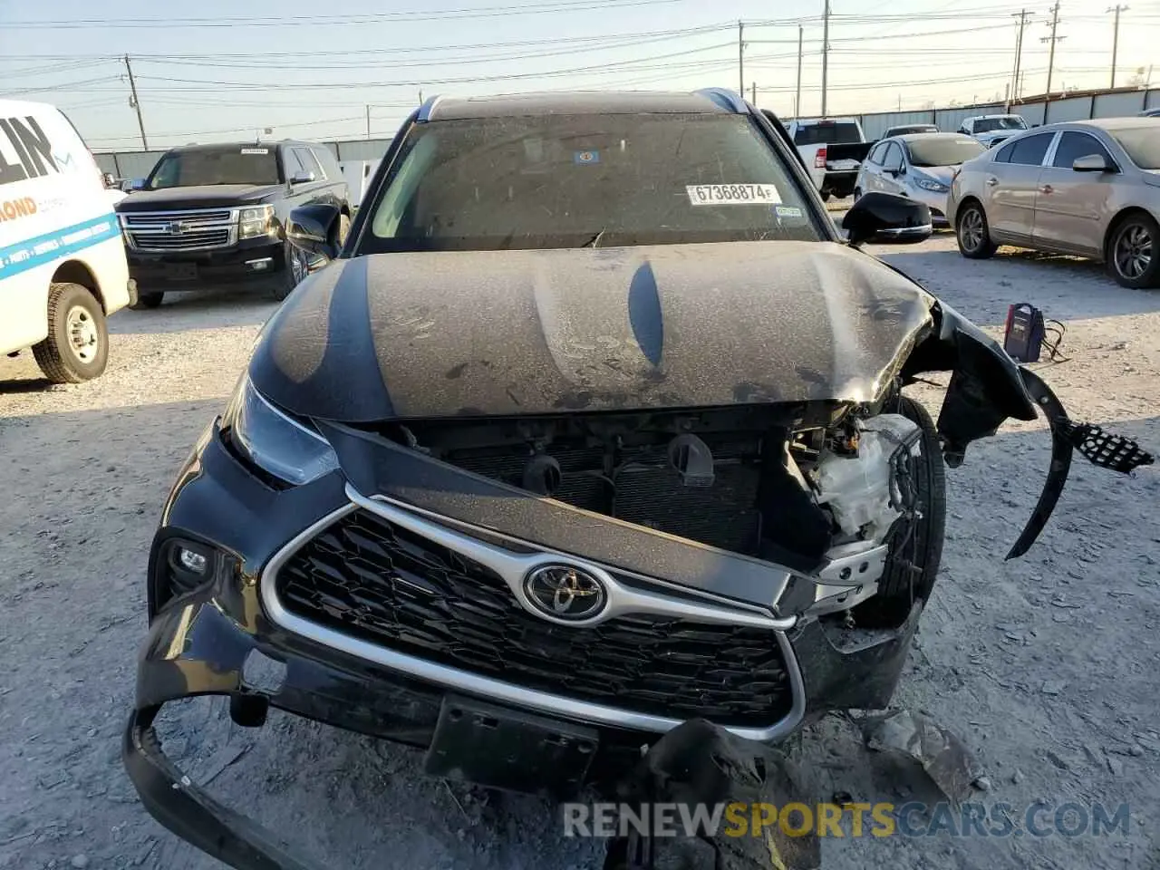 5 Photograph of a damaged car 5TDGZRAH4MS533162 TOYOTA HIGHLANDER 2021