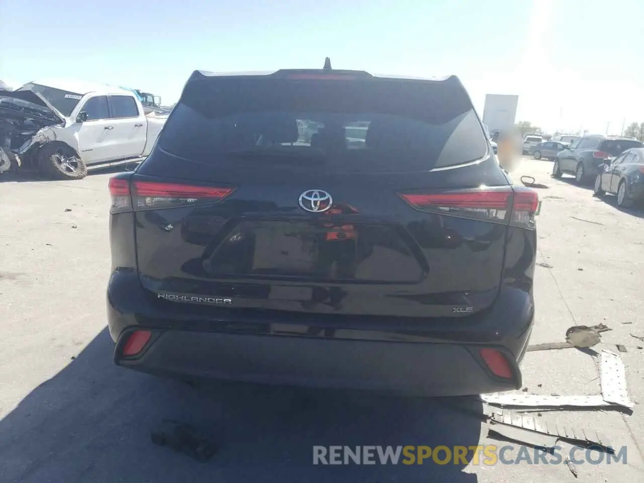 6 Photograph of a damaged car 5TDGZRAH5MS043992 TOYOTA HIGHLANDER 2021