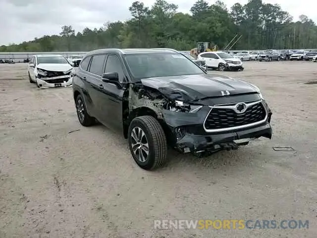 12 Photograph of a damaged car 5TDGZRAH5MS060372 TOYOTA HIGHLANDER 2021