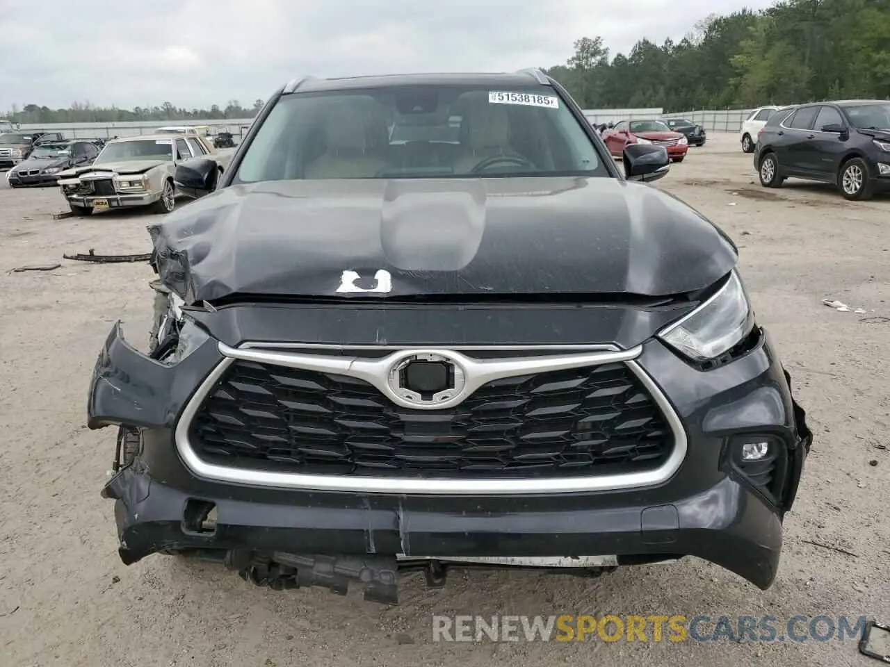 5 Photograph of a damaged car 5TDGZRAH5MS060372 TOYOTA HIGHLANDER 2021