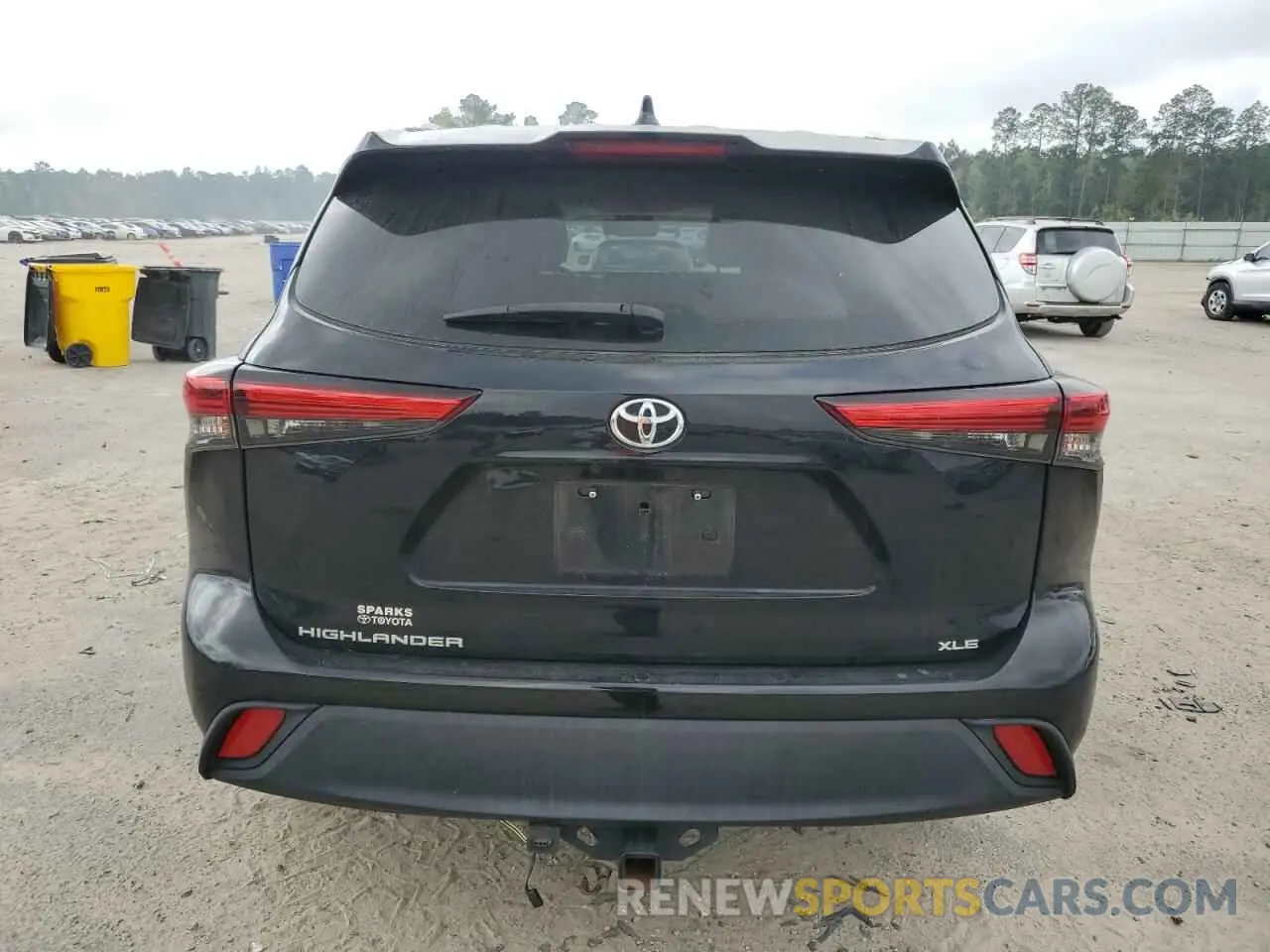 6 Photograph of a damaged car 5TDGZRAH5MS060372 TOYOTA HIGHLANDER 2021