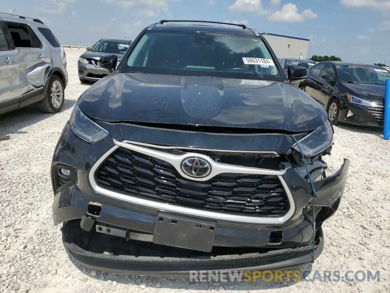 5 Photograph of a damaged car 5TDGZRAH5MS089189 TOYOTA HIGHLANDER 2021