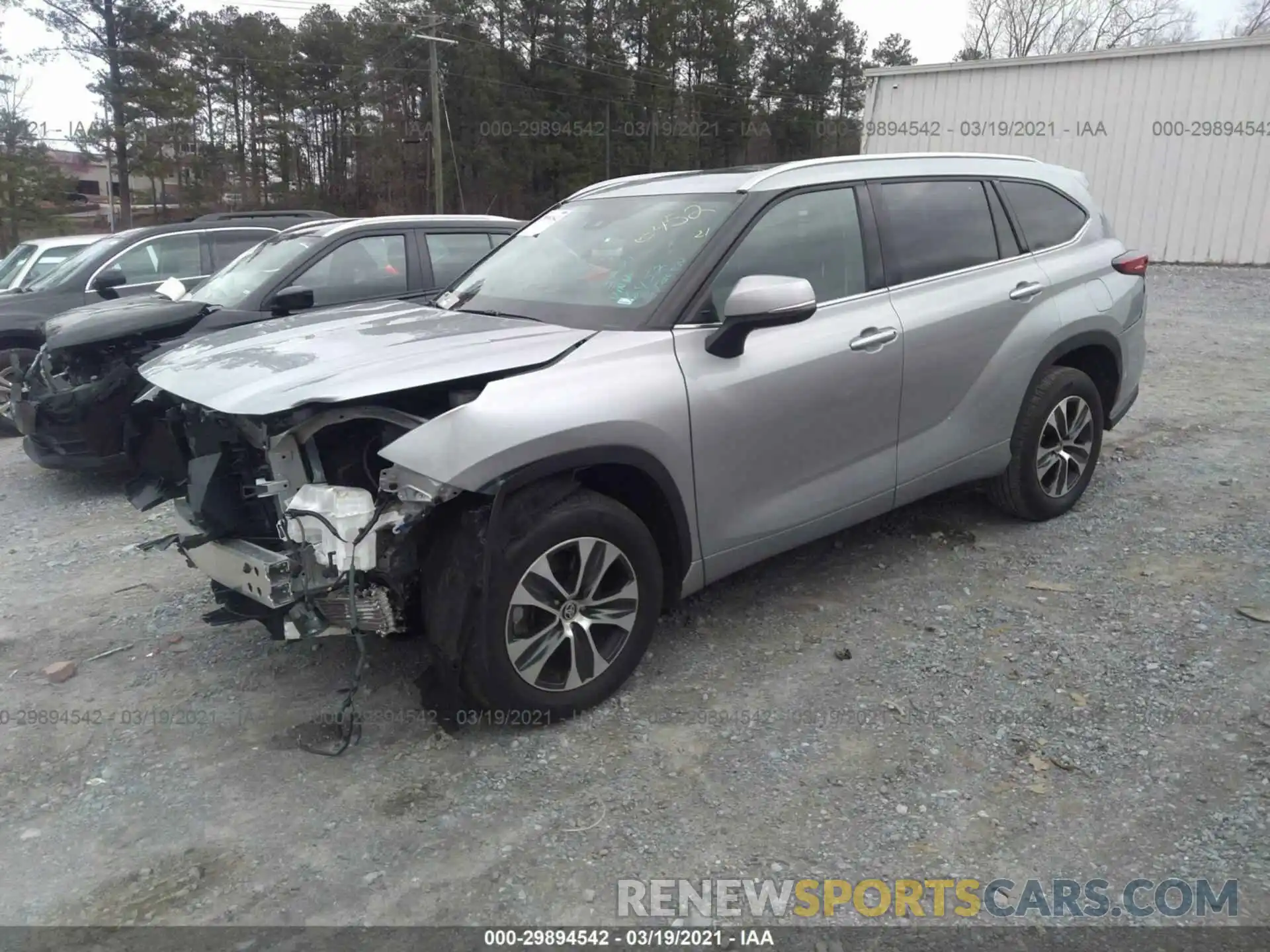 6 Photograph of a damaged car 5TDGZRAH5MS516452 TOYOTA HIGHLANDER 2021