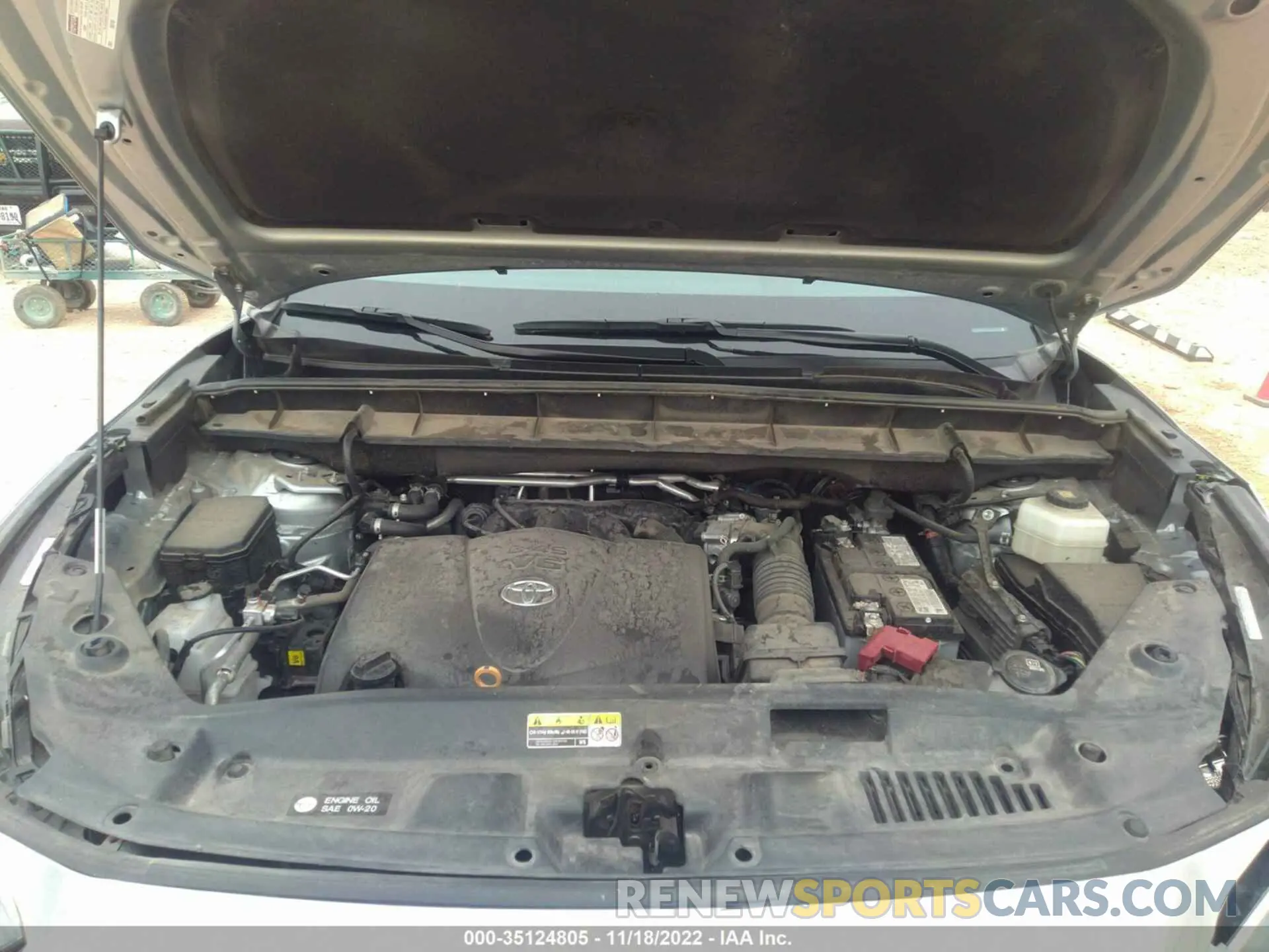 10 Photograph of a damaged car 5TDGZRAH5MS523353 TOYOTA HIGHLANDER 2021