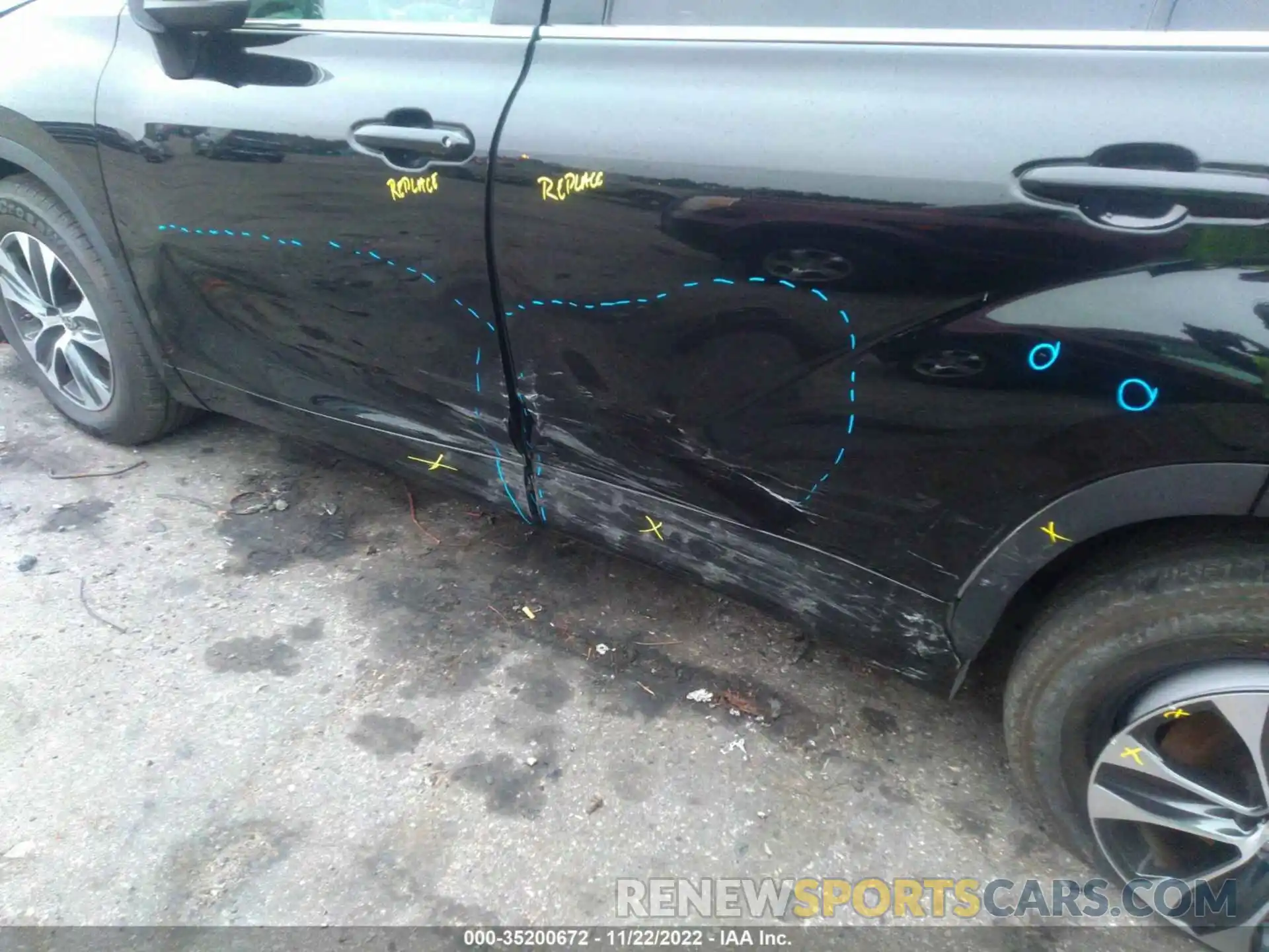 6 Photograph of a damaged car 5TDGZRAH5MS524597 TOYOTA HIGHLANDER 2021