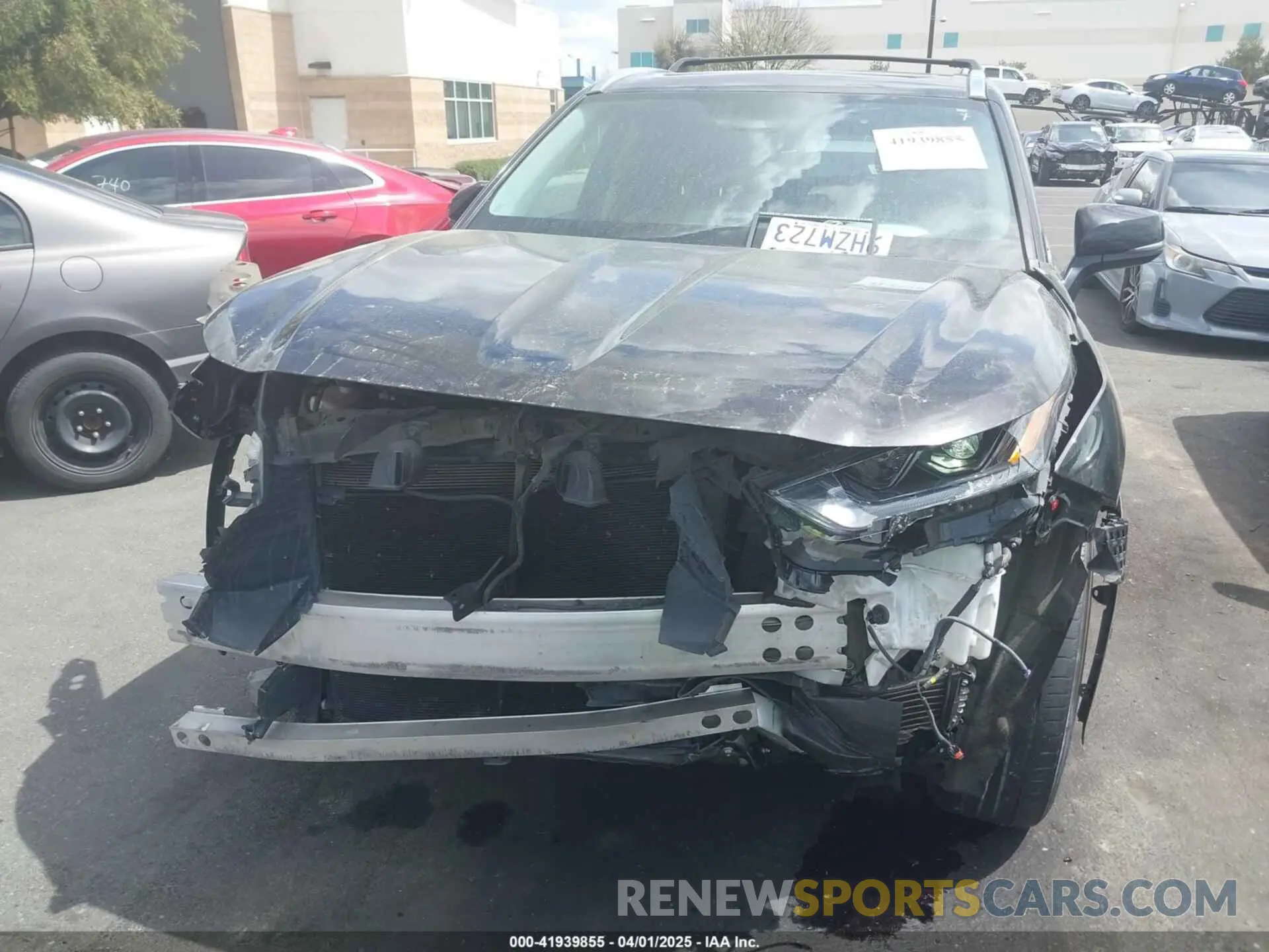 6 Photograph of a damaged car 5TDGZRAH6MS039935 TOYOTA HIGHLANDER 2021