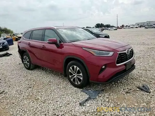 11 Photograph of a damaged car 5TDGZRAH6MS080937 TOYOTA HIGHLANDER 2021