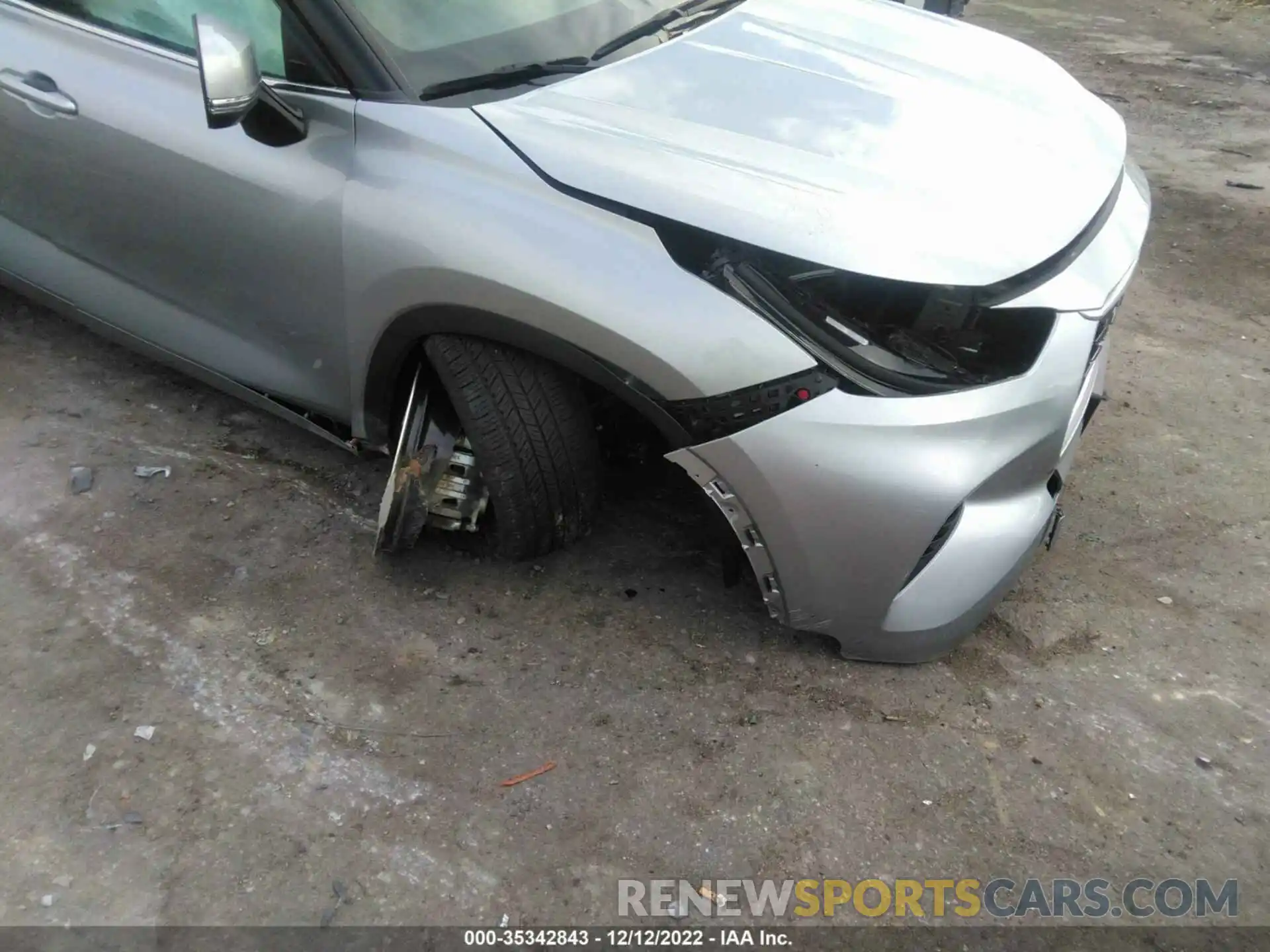 6 Photograph of a damaged car 5TDGZRAH7MS065525 TOYOTA HIGHLANDER 2021