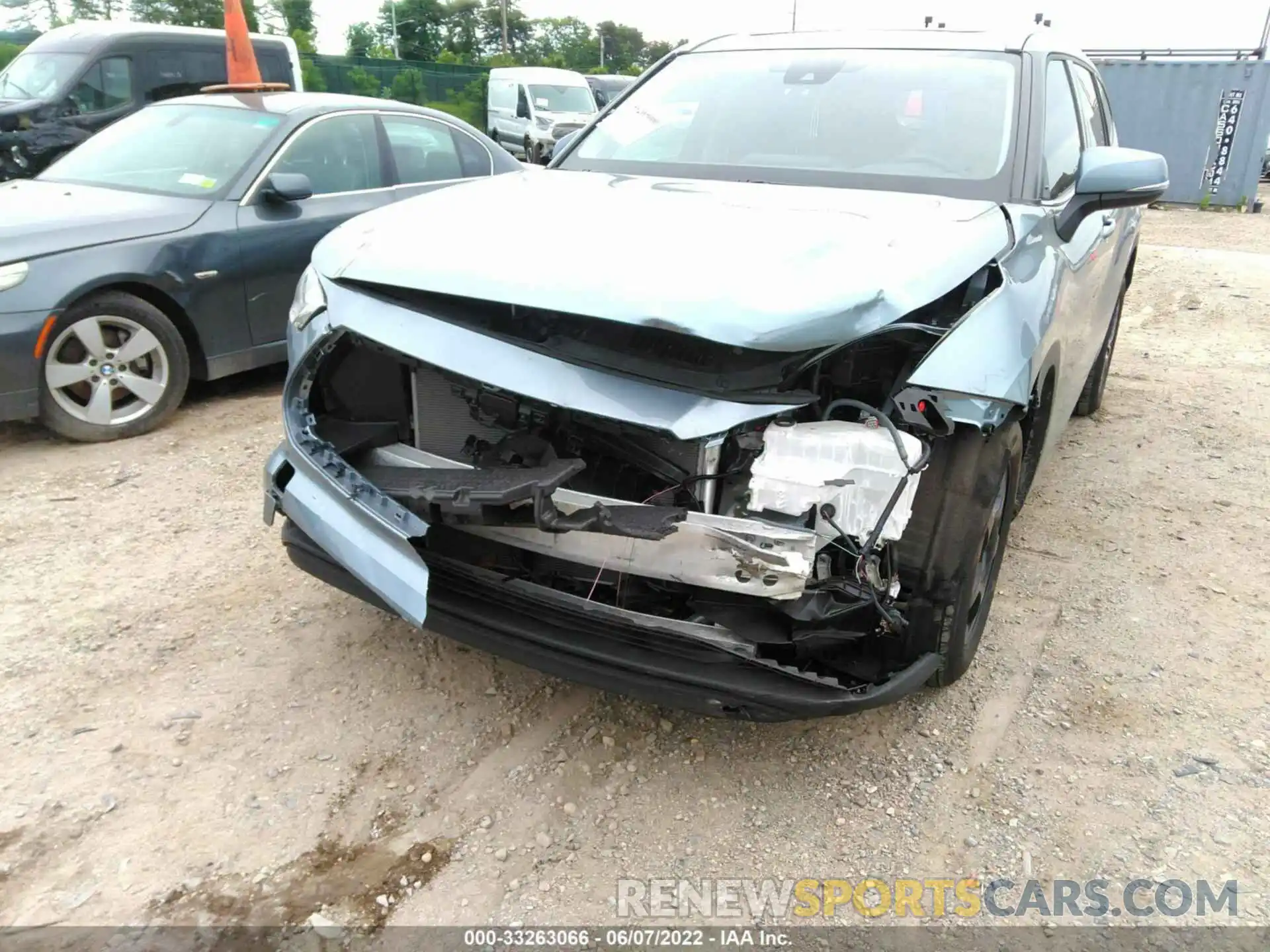 6 Photograph of a damaged car 5TDGZRAH8MS086948 TOYOTA HIGHLANDER 2021