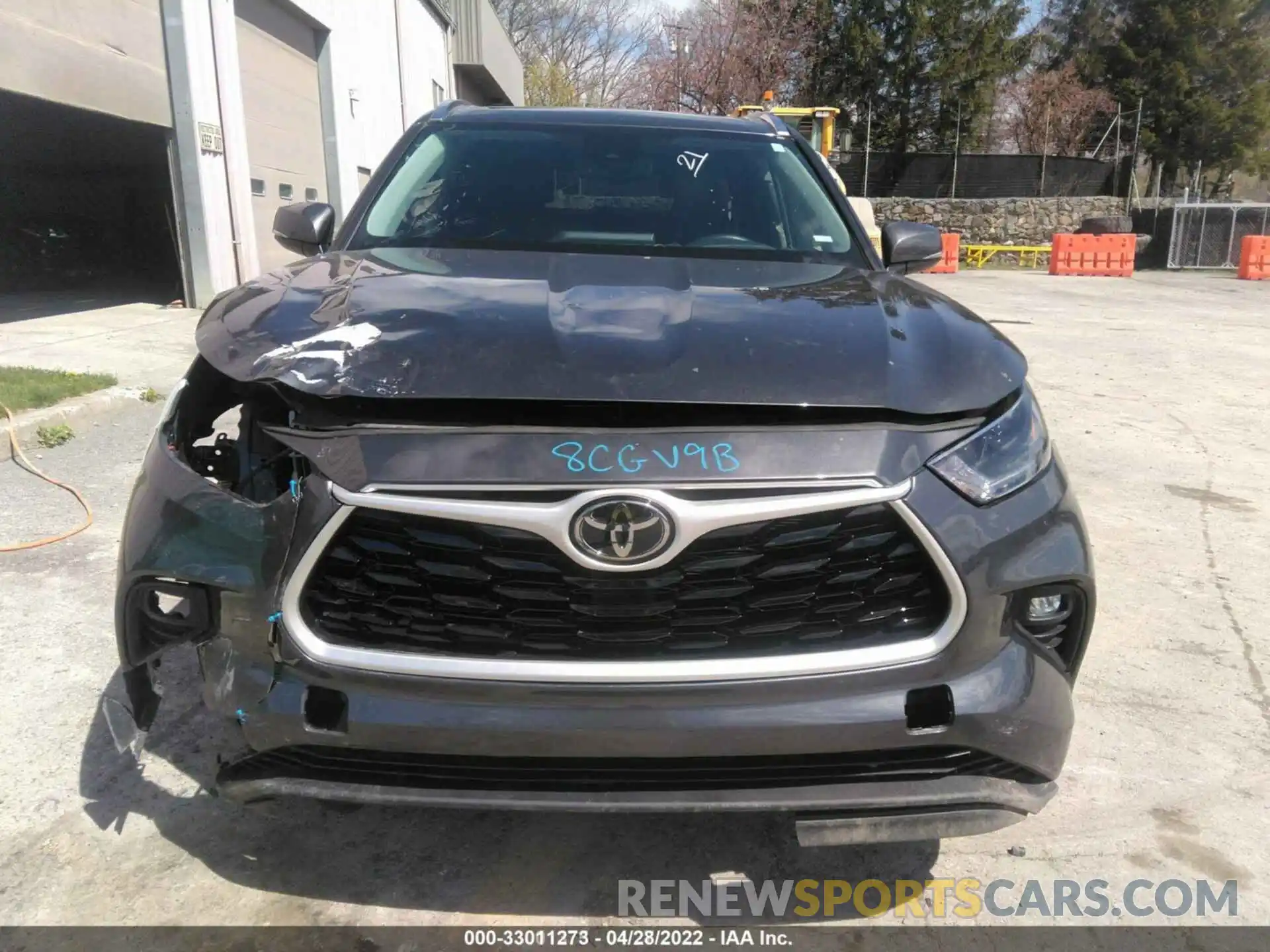 6 Photograph of a damaged car 5TDGZRAH8MS516204 TOYOTA HIGHLANDER 2021