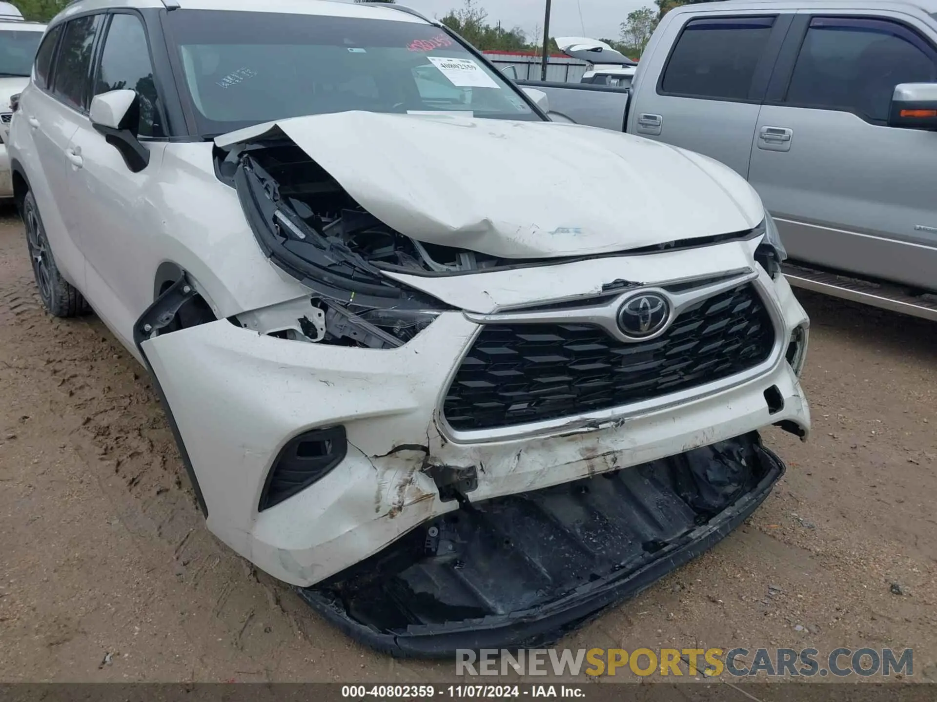 6 Photograph of a damaged car 5TDGZRAH8MS522617 TOYOTA HIGHLANDER 2021