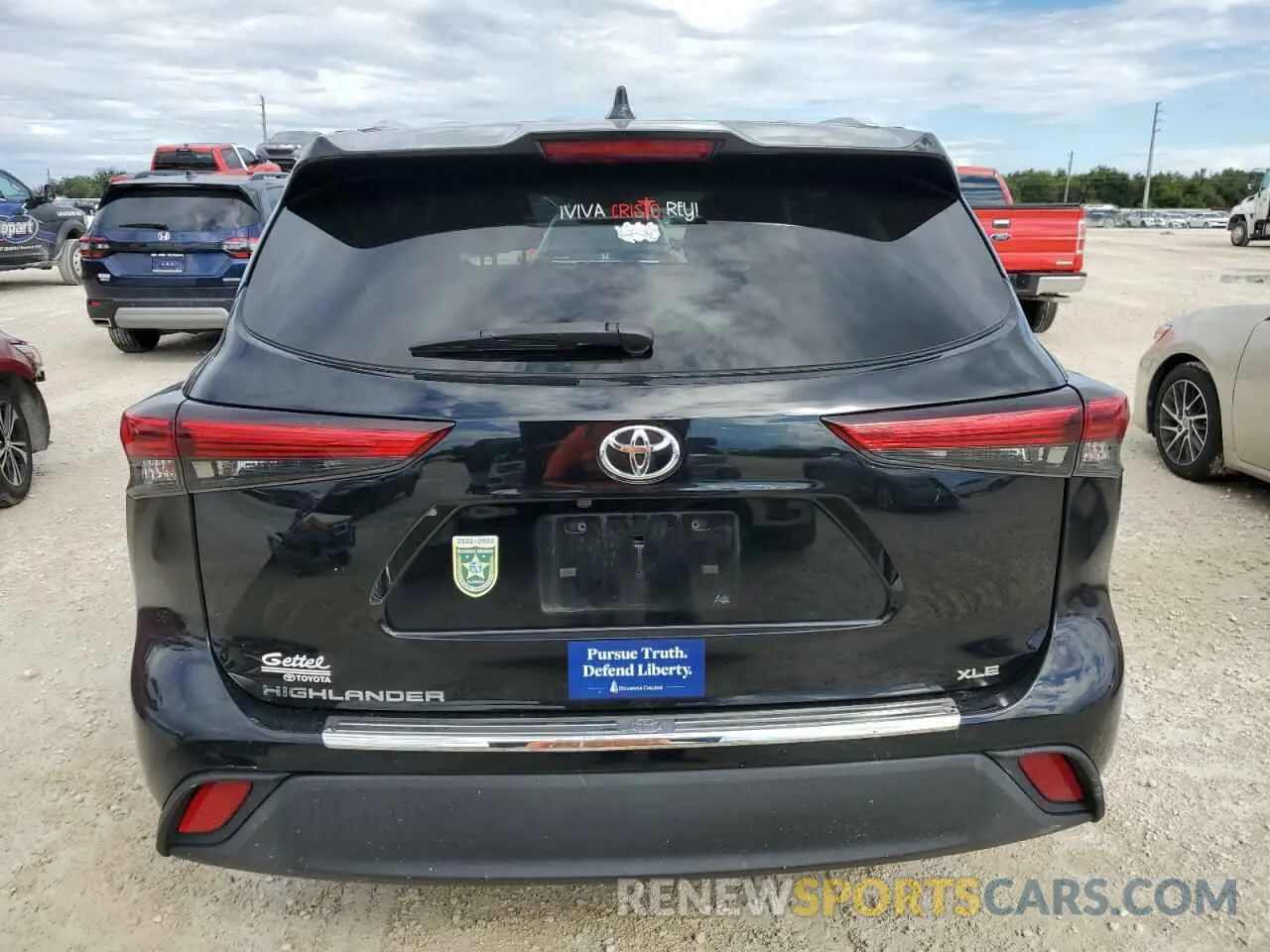 6 Photograph of a damaged car 5TDGZRAH9MS041176 TOYOTA HIGHLANDER 2021
