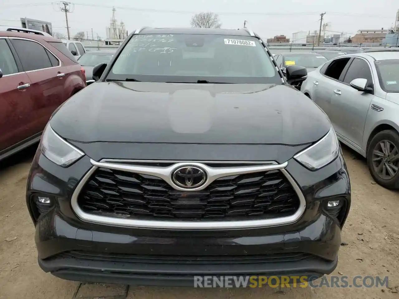 5 Photograph of a damaged car 5TDGZRAH9MS042019 TOYOTA HIGHLANDER 2021