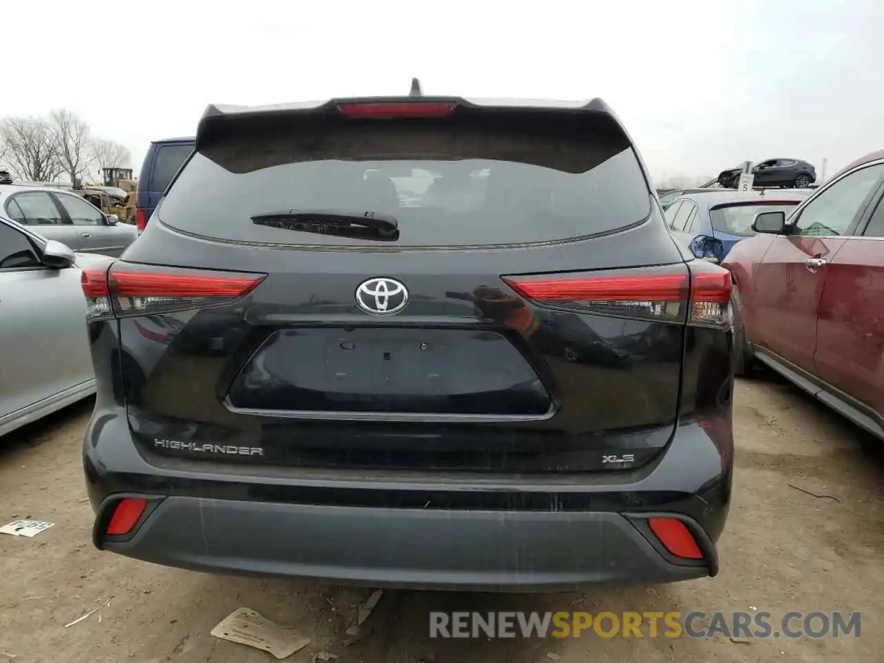 6 Photograph of a damaged car 5TDGZRAH9MS042019 TOYOTA HIGHLANDER 2021