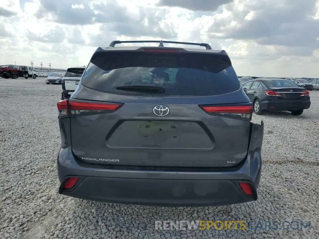 6 Photograph of a damaged car 5TDGZRAH9MS063100 TOYOTA HIGHLANDER 2021