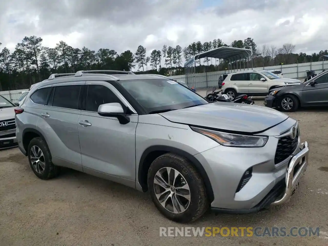 1 Photograph of a damaged car 5TDGZRAH9MS536817 TOYOTA HIGHLANDER 2021