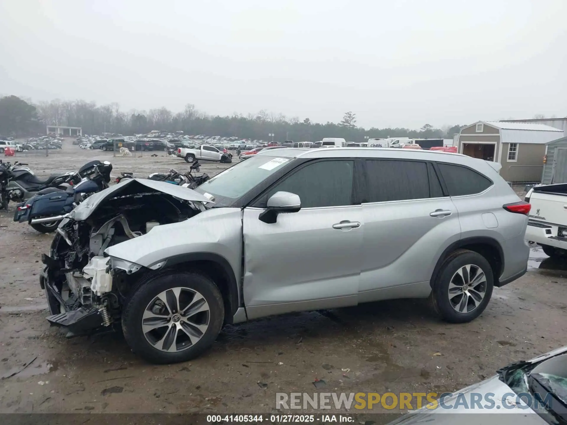 14 Photograph of a damaged car 5TDGZRAHXMS048881 TOYOTA HIGHLANDER 2021