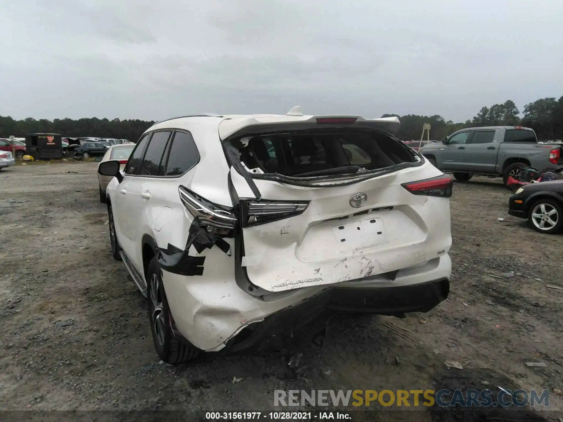 6 Photograph of a damaged car 5TDGZRAHXMS055037 TOYOTA HIGHLANDER 2021