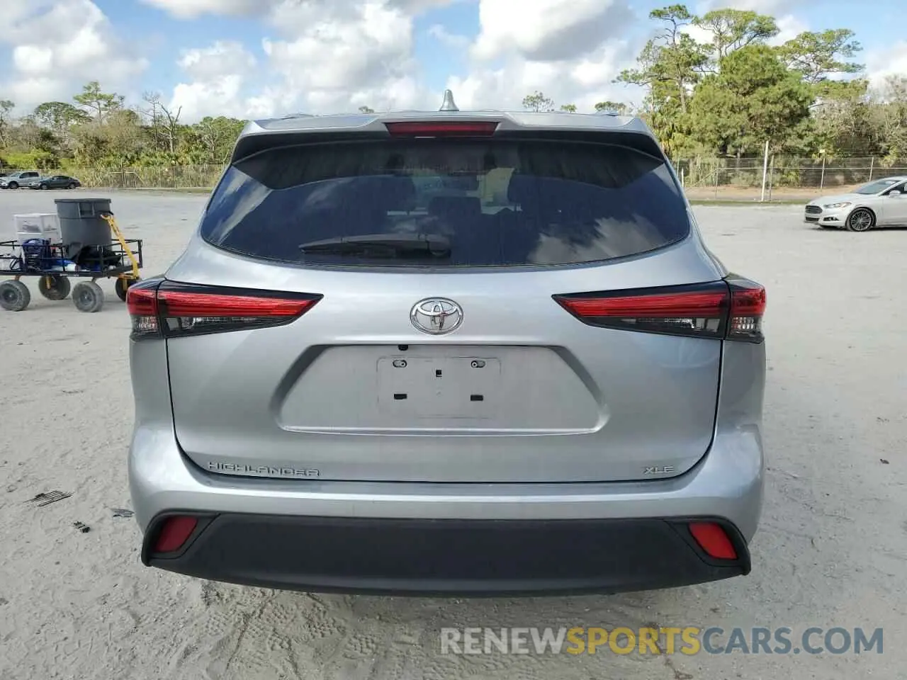 6 Photograph of a damaged car 5TDGZRAHXMS058228 TOYOTA HIGHLANDER 2021