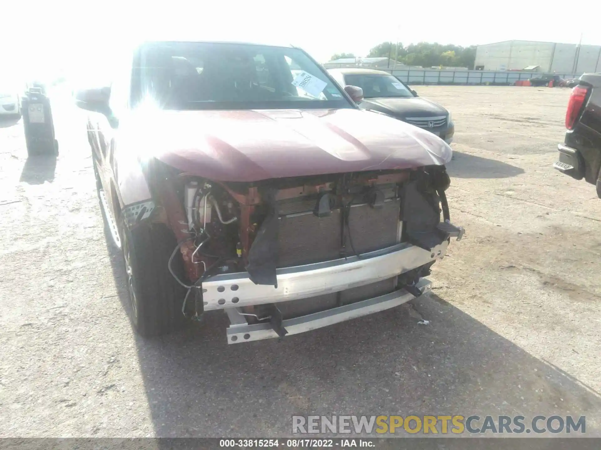 6 Photograph of a damaged car 5TDGZRAHXMS065373 TOYOTA HIGHLANDER 2021