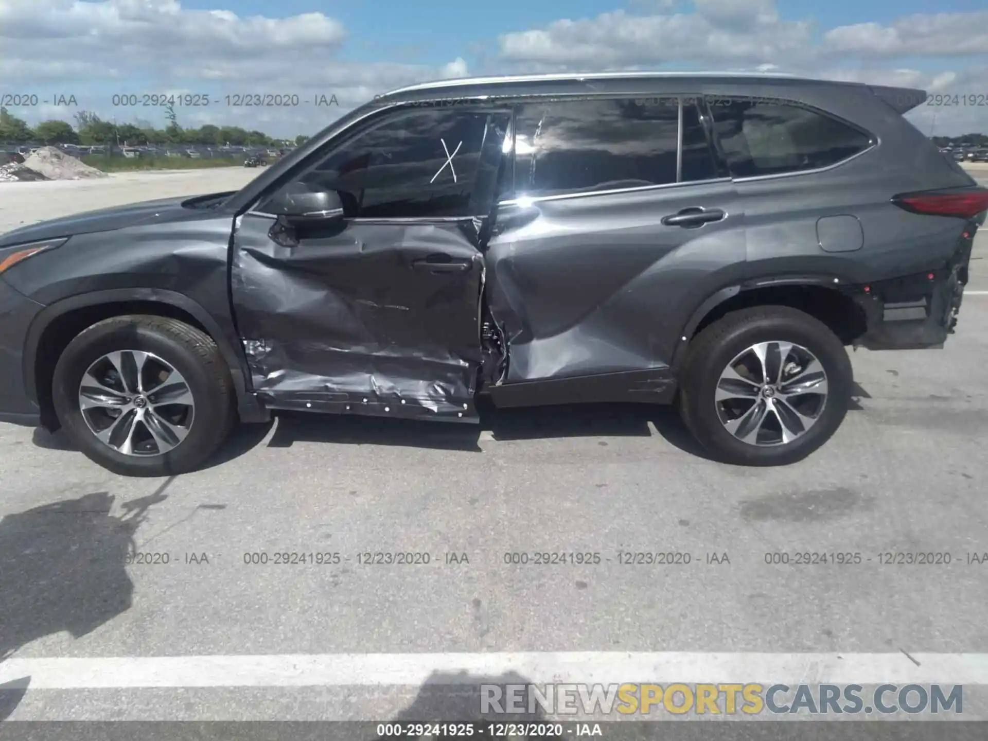 6 Photograph of a damaged car 5TDGZRAHXMS515815 TOYOTA HIGHLANDER 2021