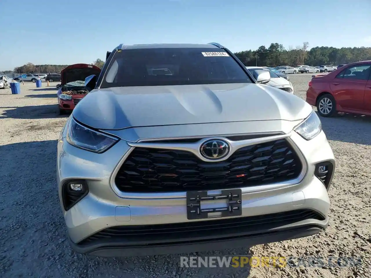 5 Photograph of a damaged car 5TDGZRAHXMS526121 TOYOTA HIGHLANDER 2021