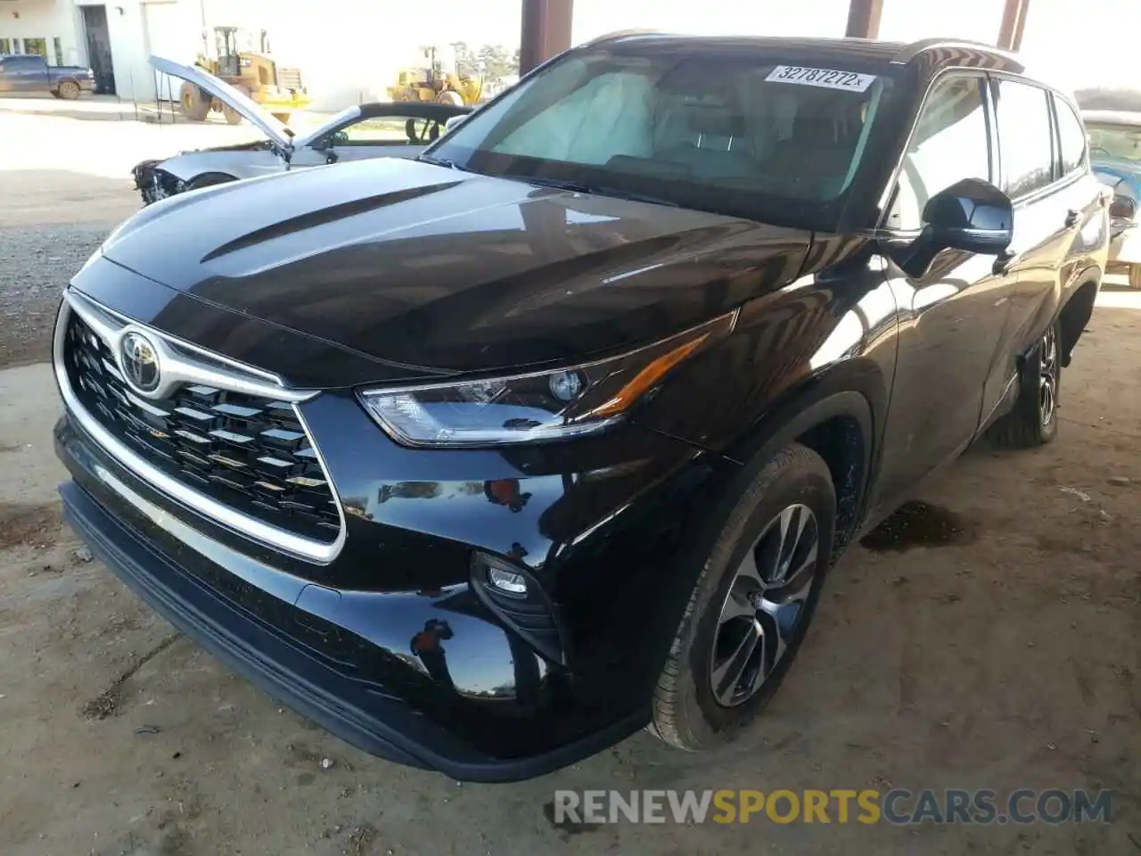 2 Photograph of a damaged car 5TDGZRAHXMS535224 TOYOTA HIGHLANDER 2021