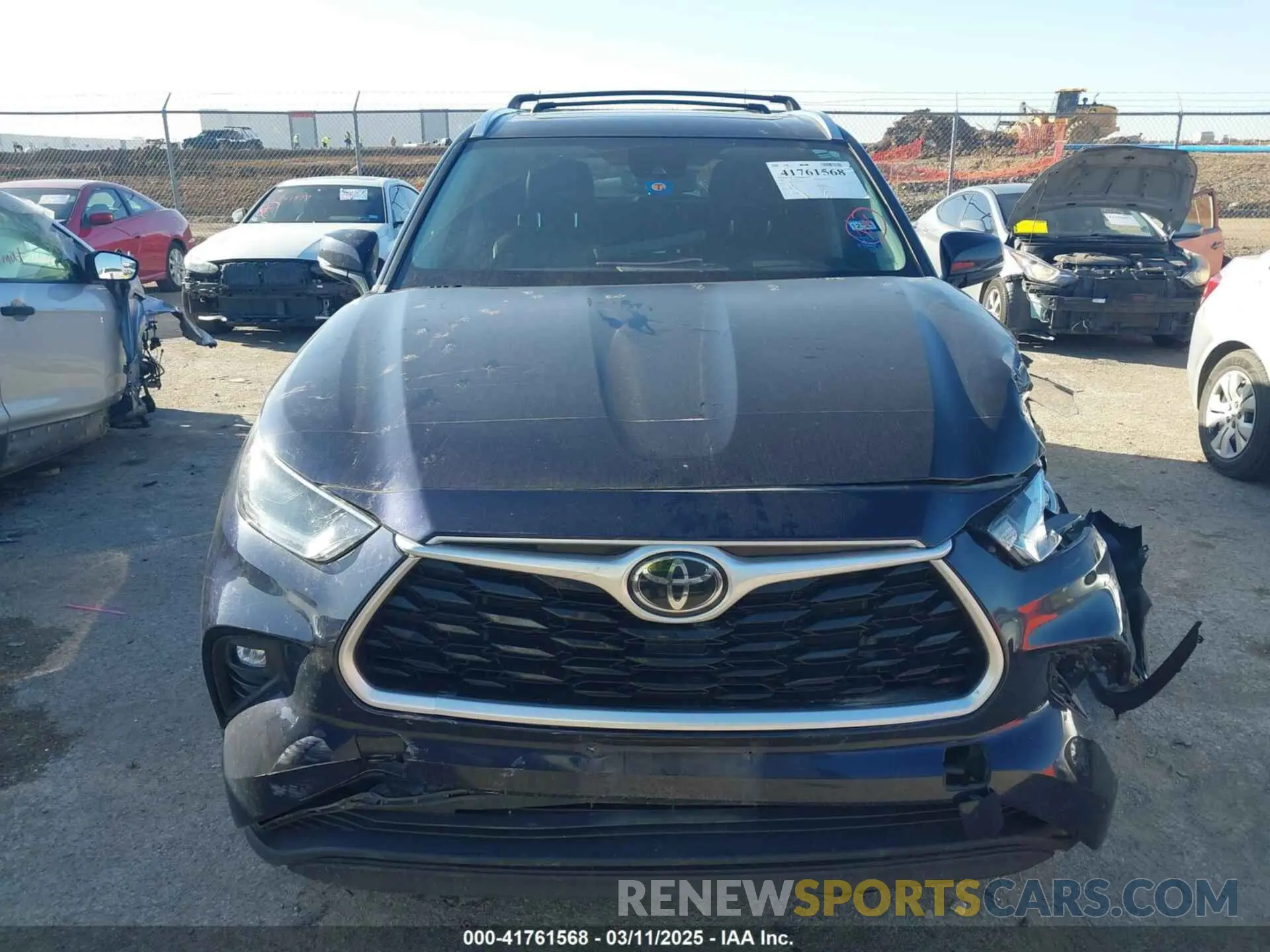 12 Photograph of a damaged car 5TDGZRAHXMS538009 TOYOTA HIGHLANDER 2021