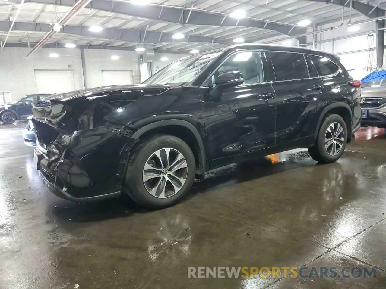 1 Photograph of a damaged car 5TDGZRBH0MS069270 TOYOTA HIGHLANDER 2021