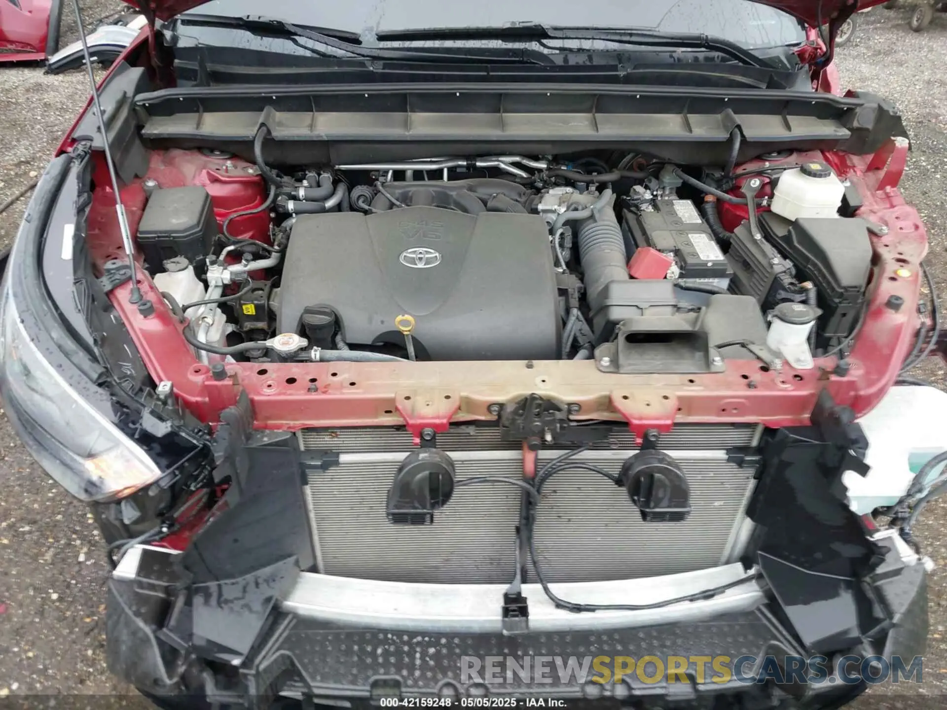 10 Photograph of a damaged car 5TDGZRBH0MS132061 TOYOTA HIGHLANDER 2021