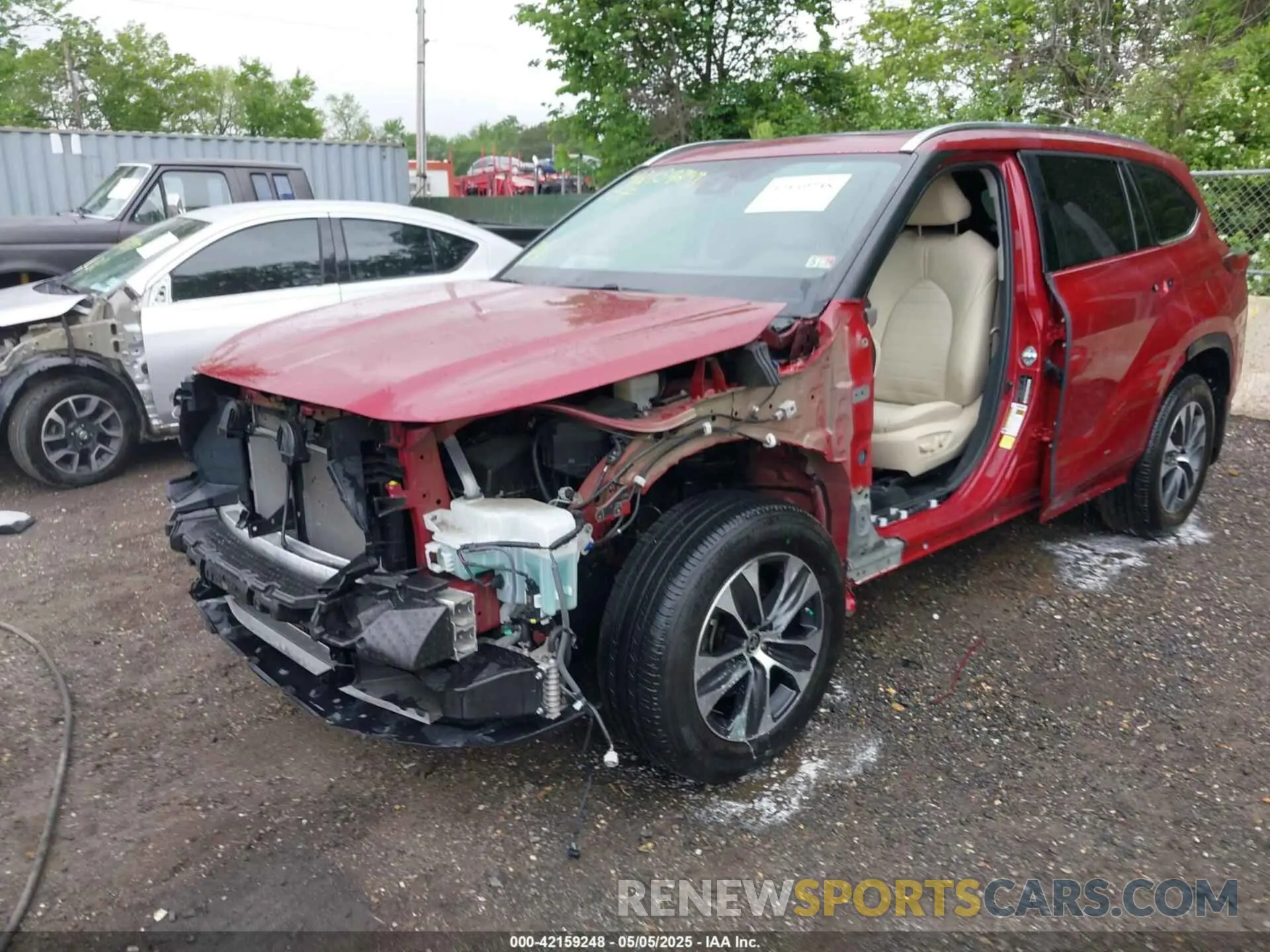 6 Photograph of a damaged car 5TDGZRBH0MS132061 TOYOTA HIGHLANDER 2021