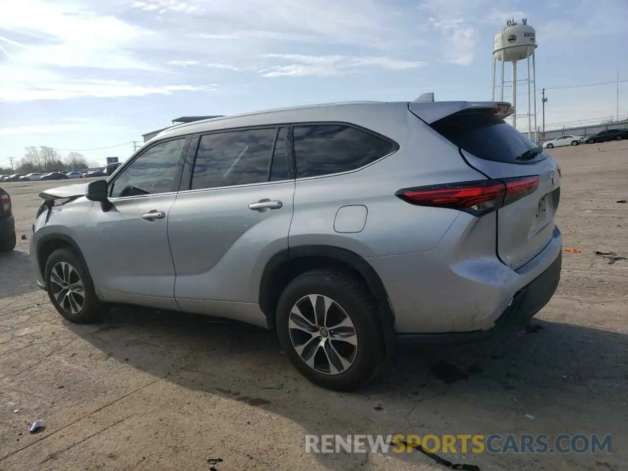 2 Photograph of a damaged car 5TDGZRBH0MS534128 TOYOTA HIGHLANDER 2021
