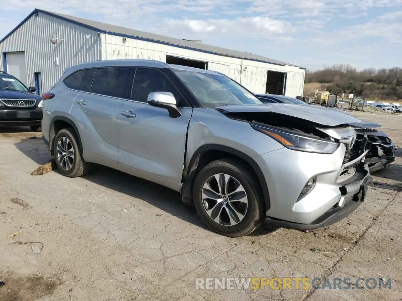 4 Photograph of a damaged car 5TDGZRBH0MS534128 TOYOTA HIGHLANDER 2021