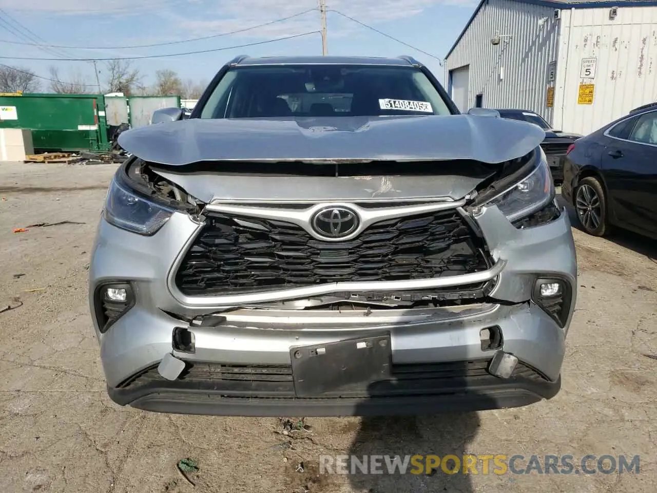 5 Photograph of a damaged car 5TDGZRBH0MS534128 TOYOTA HIGHLANDER 2021