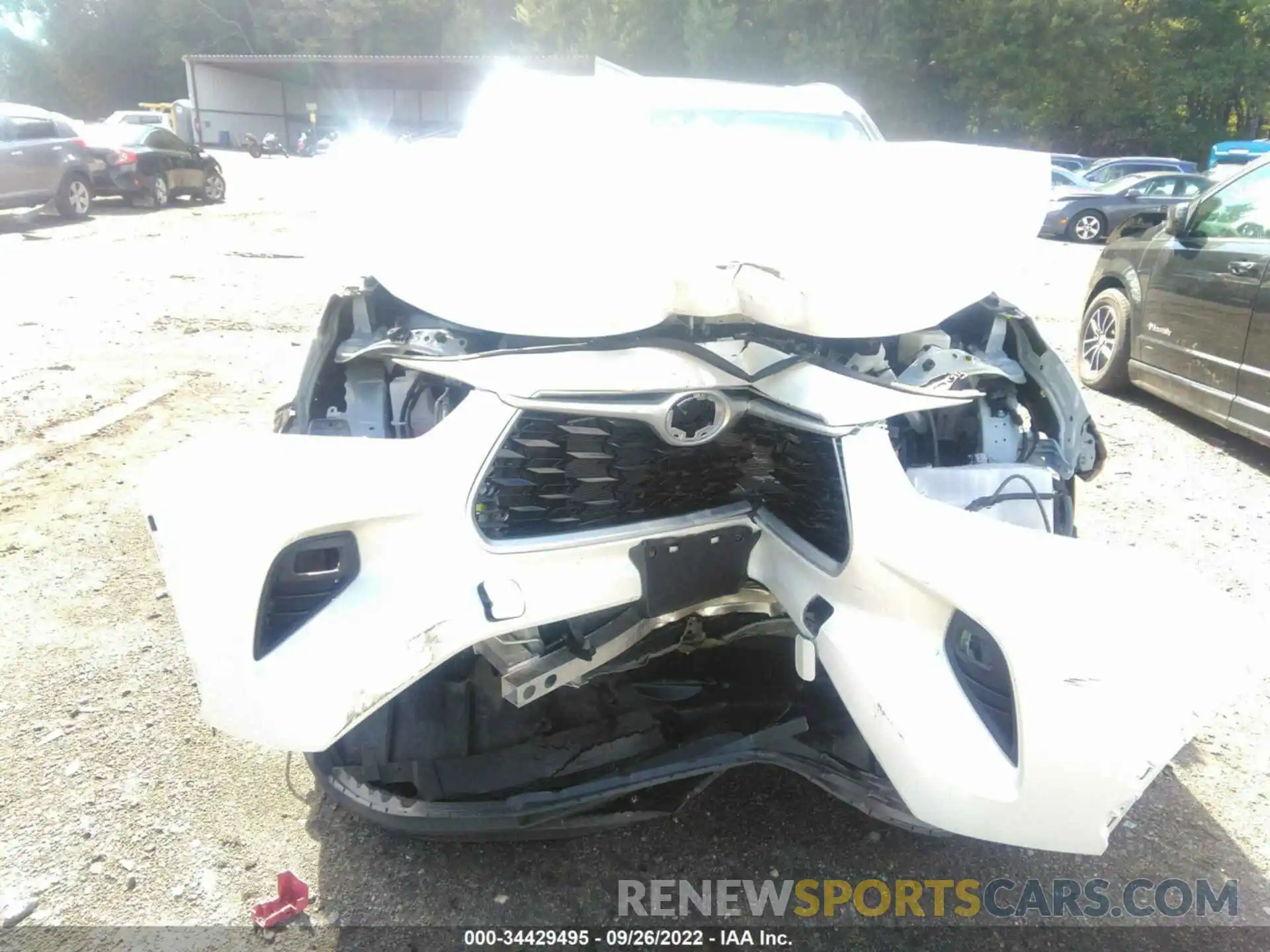 6 Photograph of a damaged car 5TDGZRBH0MS549003 TOYOTA HIGHLANDER 2021