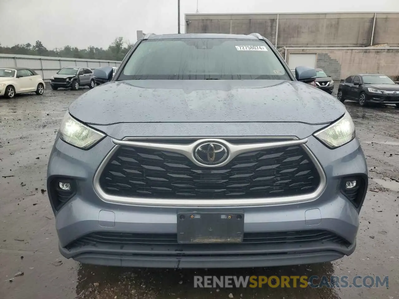 5 Photograph of a damaged car 5TDGZRBH1MS135745 TOYOTA HIGHLANDER 2021