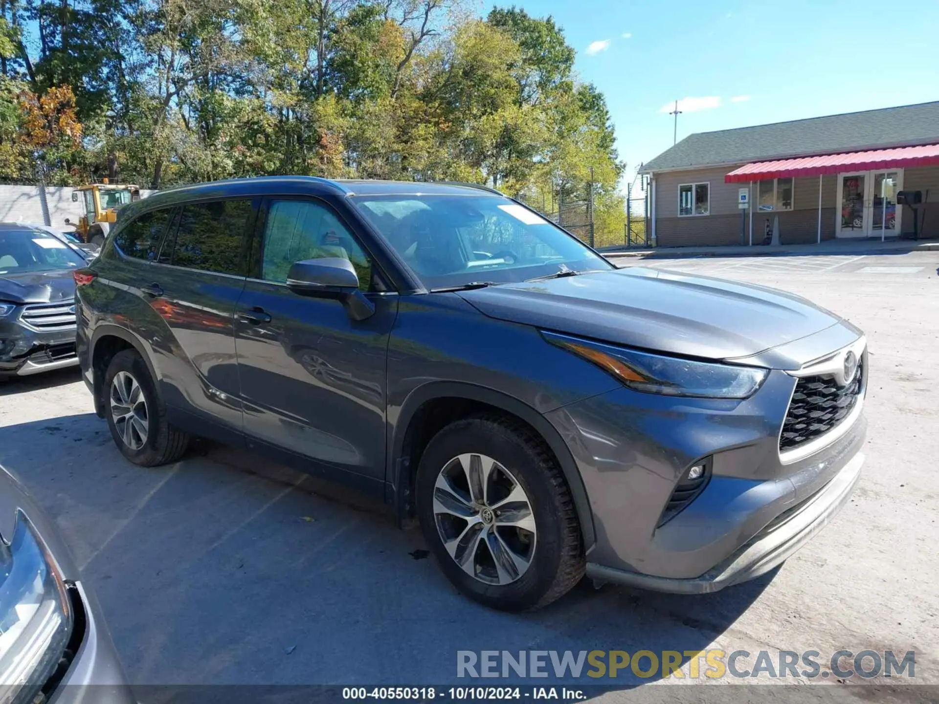 1 Photograph of a damaged car 5TDGZRBH1MS530069 TOYOTA HIGHLANDER 2021