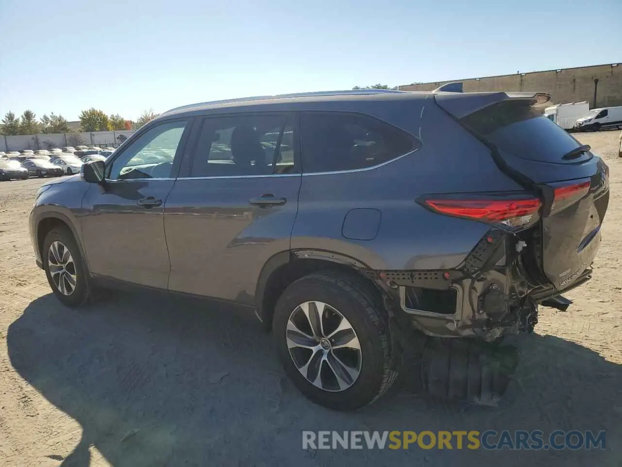 2 Photograph of a damaged car 5TDGZRBH1MS540049 TOYOTA HIGHLANDER 2021