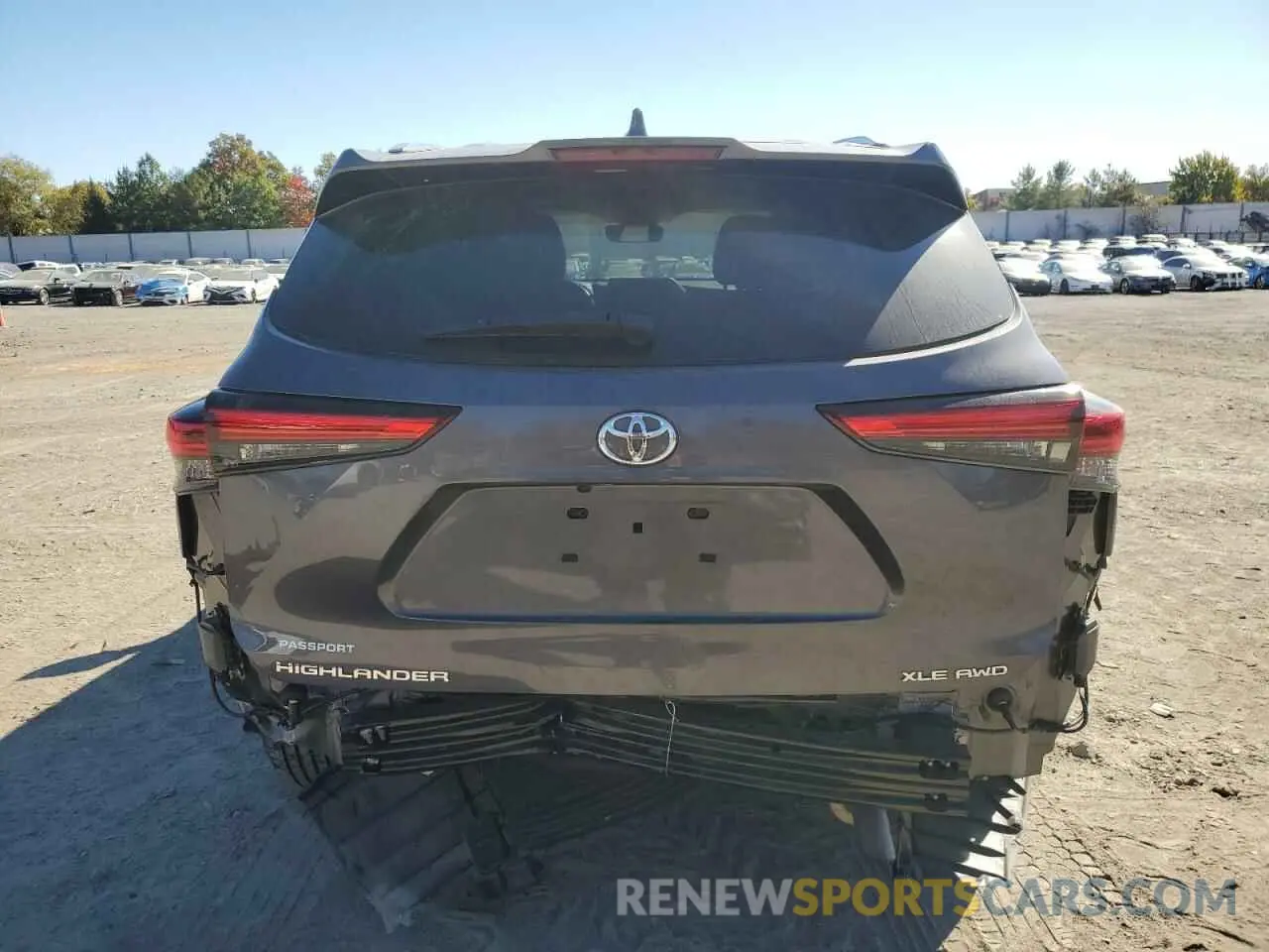 6 Photograph of a damaged car 5TDGZRBH1MS540049 TOYOTA HIGHLANDER 2021